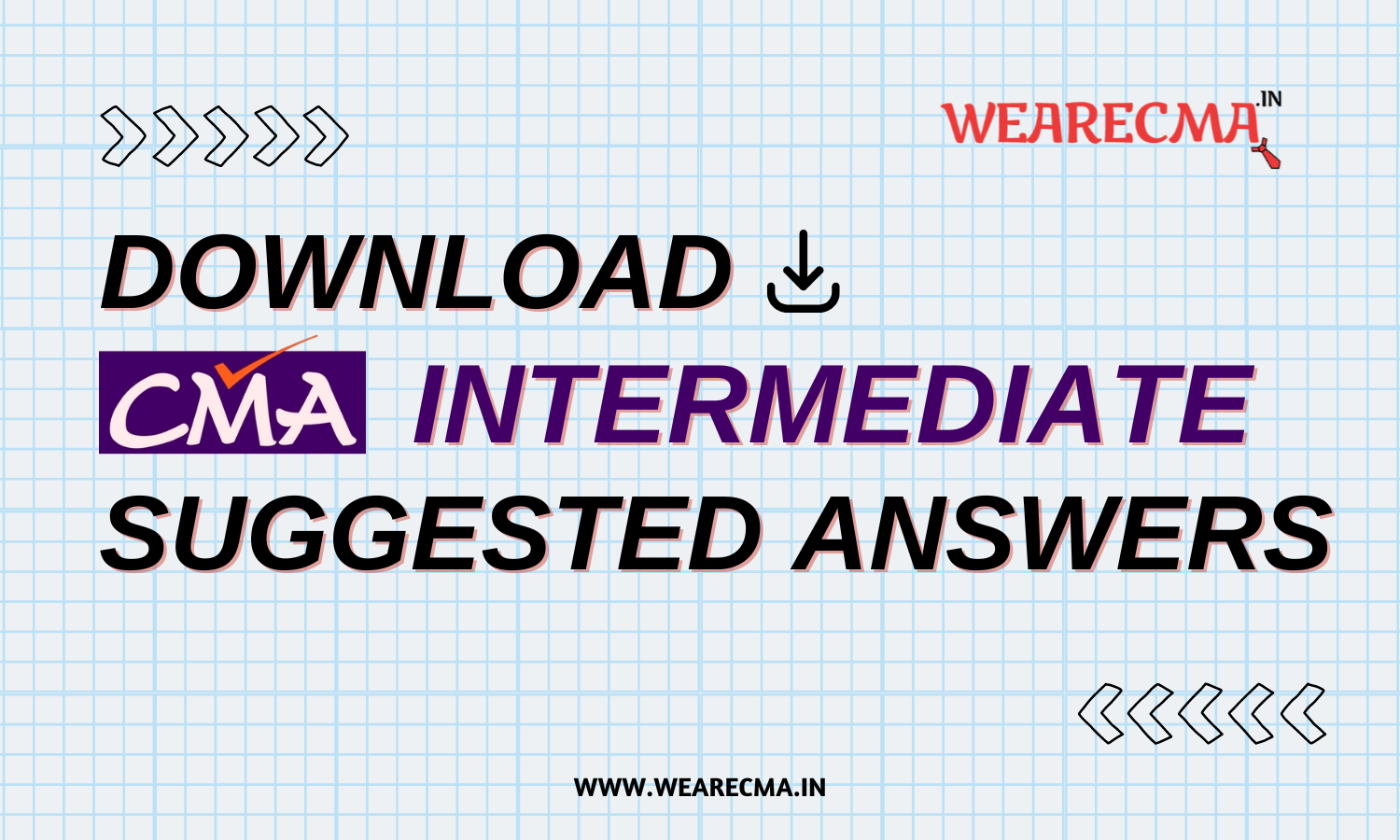 CMA Intermediate Suggested Answers ICMAI Past Solutions