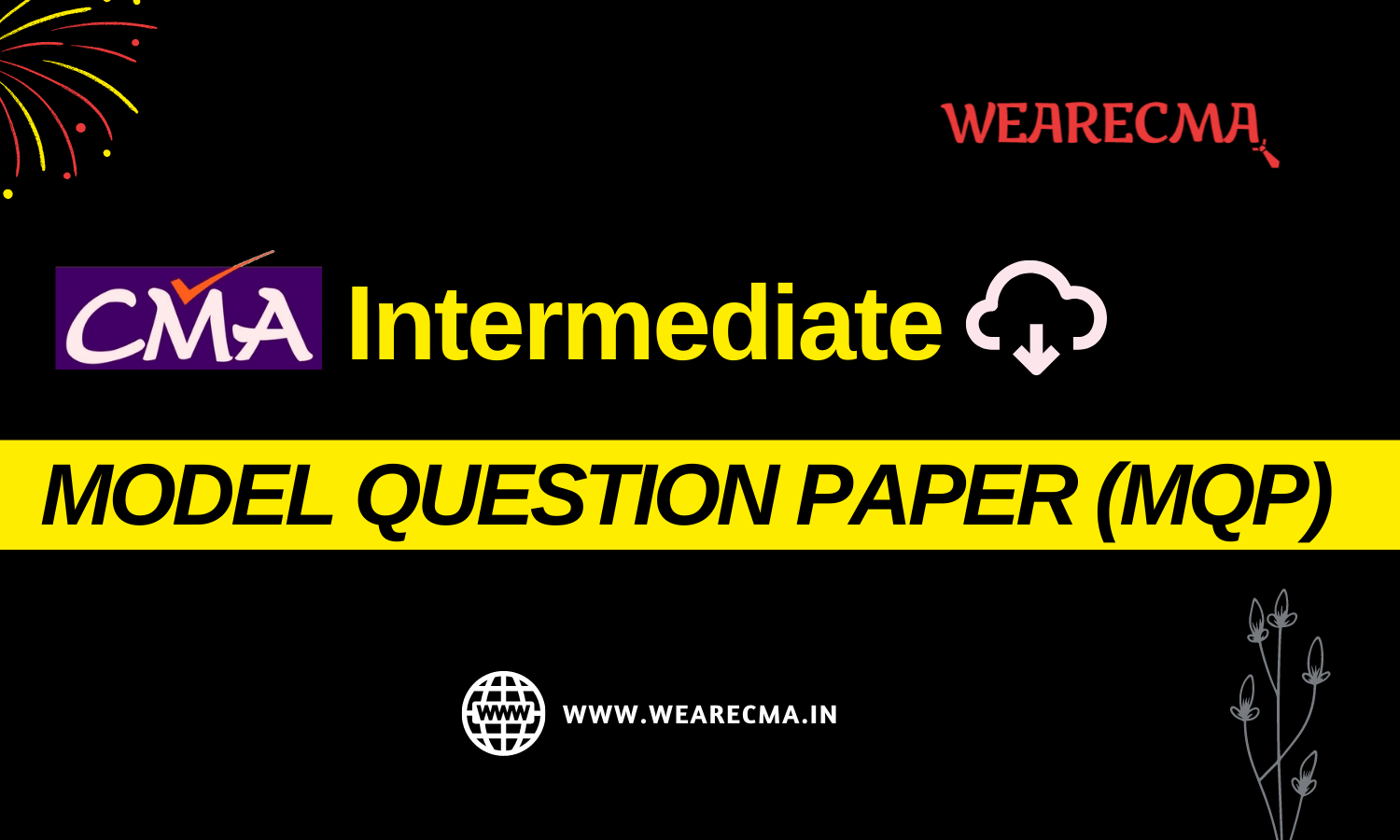 CMA Intermediate Model Question Paper ICMAI Inter MQP